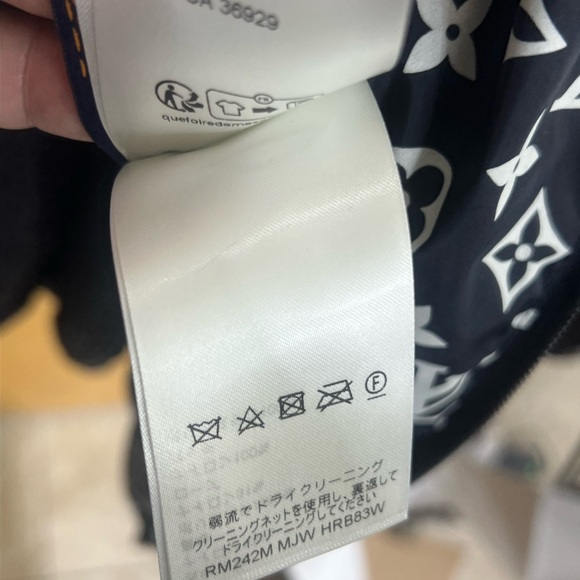 Louis Vuitton Monogram Script Rope Jacket. Color Block Twine Jacket - Picture 9 of 11